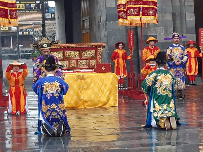 Tái hiện nghi lễ phát lịch thời triều Nguyễn
